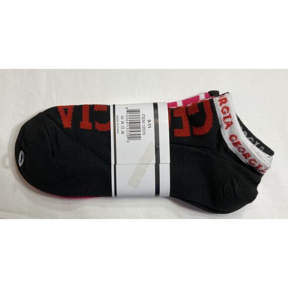 Georgia Bulldogs Socks 2-3Packs Ankle Socks, Women's 9-11, NCAA - Picture 7 of 9